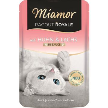 Miamor FB Ragout Royale Huhn & Lachs 100 g (Menge: 22 je Bestelleinheit) Miamor FB Ragout Royale Huhn & Lachs 100 g (Menge: 22 je Bestelleinheit)