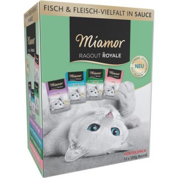 Miamor FB Ragout Royale Multibox in Sauce 12 x 100 g (Menge: 4 je Bestelleinheit) Miamor FB Ragout Royale Multibox in Sauce 12 x 100 g (Menge: 4 je Bestelleinheit)