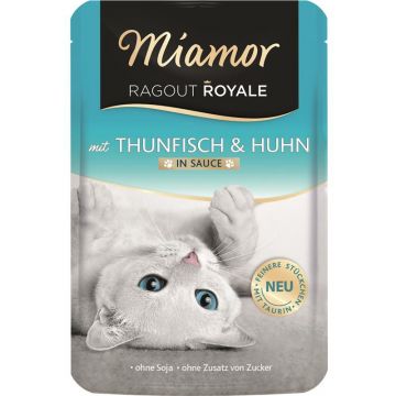 Miamor FB Ragout Royale in Soße Thunfisch & Huhn 100 g (Menge: 22 je Bestelleinheit) Miamor FB Ragout Royale in Soße Thunfisch & Huhn 100 g (Menge: 22 je Bestelleinheit)