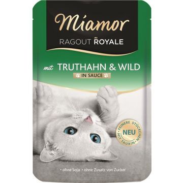 Miamor FB Ragout Royale in Soße Truthahn & Wild 100 g (Menge: 22 je Bestelleinheit) Miamor FB Ragout Royale in Soße Truthahn & Wild 100 g (Menge: 22 je Bestelleinheit)