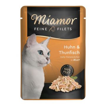 Miamor FB Feine Filets Huhn & Thunfisch 100 g (Menge: 24 je Bestelleinheit) Miamor FB Feine Filets Huhn & Thunfisch 100 g (Menge: 24 je Bestelleinheit)