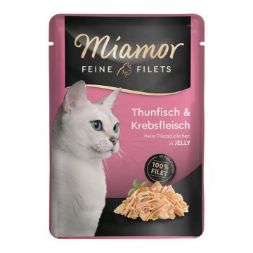 Miamor FB Feine Filets Thunfisch & Krebs 100 g (Menge: 24 je Bestelleinheit) Miamor FB Feine Filets Thunfisch & Krebs 100 g (Menge: 24 je Bestelleinheit)