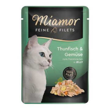 Miamor FB Feine Filets Thunfisch & Gemüse 100 g (Menge: 24 je Bestelleinheit) Miamor FB Feine Filets Thunfisch & Gemüse 100 g (Menge: 24 je Bestelleinheit)