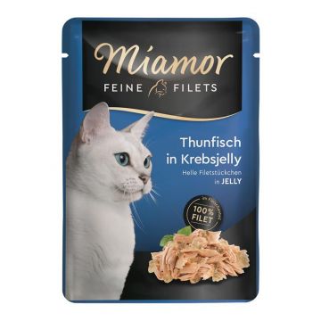 Miamor FB Feine Filets Thunfisch in Krebsjelly 100 g (Menge: 24 je Bestelleinheit) Miamor FB Feine Filets Thunfisch in Krebsjelly 100 g (Menge: 24 je Bestelleinheit)
