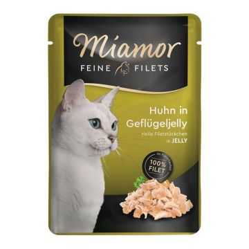 Miamor FB Feine Filets Huhn in Geflügeljelly 100 g (Menge: 24 je Bestelleinheit) Miamor FB Feine Filets Huhn in Geflügeljelly 100 g (Menge: 24 je Bestelleinheit)
