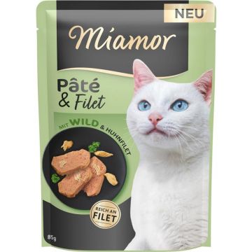 Miamor PB Pâté & Filet mit Wild 85g (Menge: 10 je Bestelleinheit) Miamor PB Pâté & Filet mit Wild 85g (Menge: 10 je Bestelleinheit)
