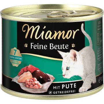 Miamor Dose Feine Beute Pute 185 g (Menge: 12 je Bestelleinheit) Miamor Dose Feine Beute Pute 185 g (Menge: 12 je Bestelleinheit)