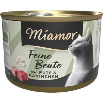 Miamor Dose Feine Beute Pute & Kaninchen 185g (Menge: 12 je Bestelleinheit) Miamor Dose Feine Beute Pute & Kaninchen 185g (Menge: 12 je Bestelleinheit)
