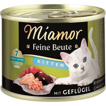 Miamor Dose Feine Beute Kitten Geflügel 185 g (Menge: 12 je Bestelleinheit) Miamor Dose Feine Beute Kitten Geflügel 185 g (Menge: 12 je Bestelleinheit)