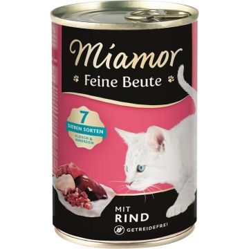 Miamor Dose Feine Beute Rind 400 g (Menge: 12 je Bestelleinheit) Miamor Dose Feine Beute Rind 400 g (Menge: 12 je Bestelleinheit)