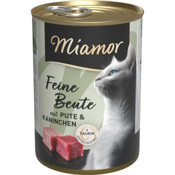 Miamor Dose Feine Beute Pute & Kaninchen 400g (Menge: 12 je Bestelleinheit) Miamor Dose Feine Beute Pute & Kaninchen 400g (Menge: 12 je Bestelleinheit)