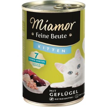 Miamor Dose Feine Beute Kitten Geflügel 400 g (Menge: 12 je Bestelleinheit) Miamor Dose Feine Beute Kitten Geflügel 400 g (Menge: 12 je Bestelleinheit)