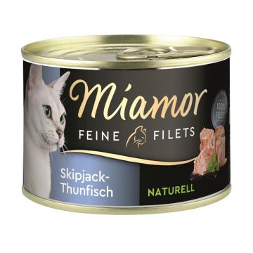 Miamor Dose Feine Filets Naturelle Skipjack-Thunfisch 156 g (Menge: 12 je Bestelleinheit) Miamor Dose Feine Filets Naturelle Skipjack-Thunfisch 156 g (Menge: 12 je Bestelleinheit)