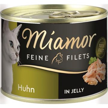 Miamor Dose Feine Filets Huhn in Jelly 185 g (Menge: 12 je Bestelleinheit) Miamor Dose Feine Filets Huhn in Jelly 185 g (Menge: 12 je Bestelleinheit)
