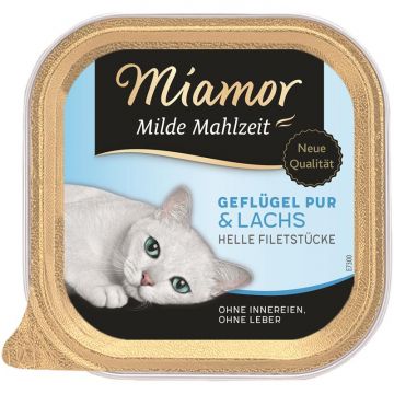 Miamor Schale Milde Mahlzeit Geflügel & Lachs 100 g (Menge: 16 je Bestelleinheit) Miamor Schale Milde Mahlzeit Geflügel & Lachs 100 g (Menge: 16 je Bestelleinheit)