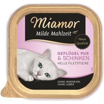 Miamor Schale Milde Mahlzeit Geflügel & Schinken 100 g (Menge: 16 je Bestelleinheit) Miamor Schale Milde Mahlzeit Geflügel & Schinken 100 g (Menge: 16 je Bestelleinheit)