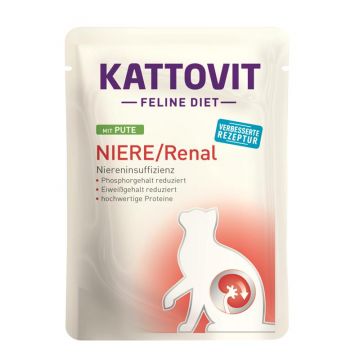 Kattovit PB Feline Diet Niere/Renal Pute 85g (Menge: 24 je Bestelleinheit) Kattovit PB Feline Diet Niere/Renal Pute 85g (Menge: 24 je Bestelleinheit)