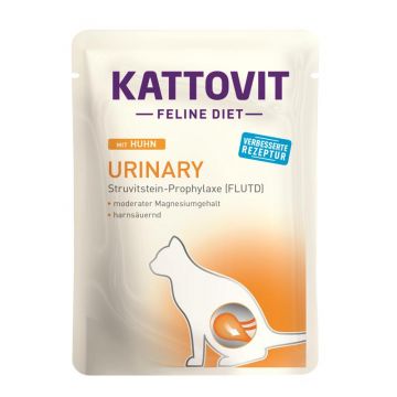 Kattovit PB Feline Diet Urinary mit Huhn 85g (Menge: 24 je Bestelleinheit) Kattovit PB Feline Diet Urinary mit Huhn 85g (Menge: 24 je Bestelleinheit)