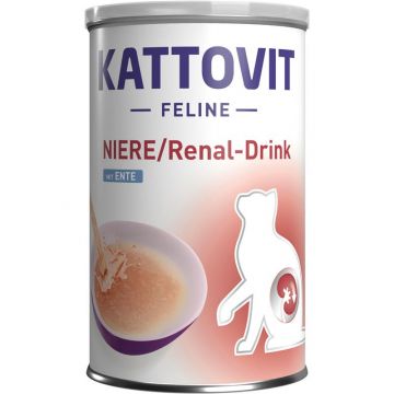 Kattovit Niere/Renal-Drink mit Ente 135ml (Menge: 12 je Bestelleinheit) Kattovit Niere/Renal-Drink mit Ente 135ml (Menge: 12 je Bestelleinheit)