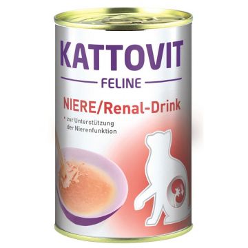 Kattovit Dose Feline Niere/Renal Drink 135ml (Menge: 12 je Bestelleinheit) Kattovit Dose Feline Niere/Renal Drink 135ml (Menge: 12 je Bestelleinheit)