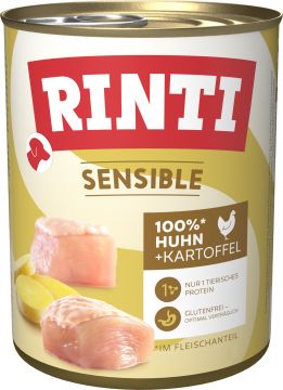 Rinti Dose Sensible Huhn & Kartoffel 800g (Menge: 6 je Bestelleinheit) Rinti Dose Sensible Huhn & Kartoffel 800g (Menge: 6 je Bestelleinheit)