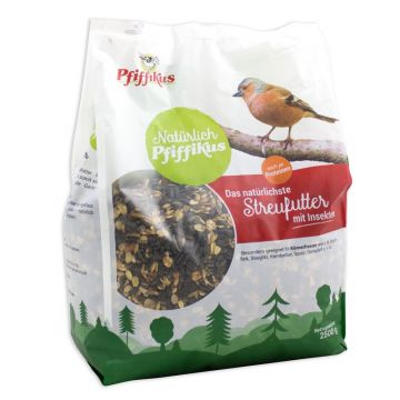 Nat&uuml;rlich Pfiffikus Streufutter mit Insekten 2,5 kg (Menge: 4 je Bestelleinheit)