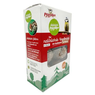 Nat&uuml;rlich Pfiffikus Insektenfettkn&ouml;del Nuss 6er Faltschachtel (Menge: 6 je Bestelleinheit)