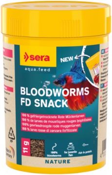 sera Bloodworms FD Snack 100 ml sera Bloodworms FD Snack 100 ml