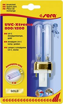sera Amalgam UVC Lampe 5W gold - UVC-Xtreme 800+1200 sera Amalgam UVC Lampe 5W gold - UVC-Xtreme 800+1200