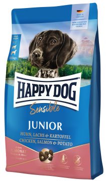 Happy Dog Sensible Junior Huhn, Lachs & Kartoffel 4 kg Happy Dog Sensible Junior Huhn, Lachs & Kartoffel 4 kg