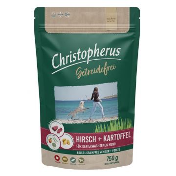 Christopherus Getreidefrei Hirsch & Kartoffel 750g