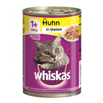 Whiskas Dose Gelee mit Huhn 400g (Menge: 12 je Bestelleinheit)