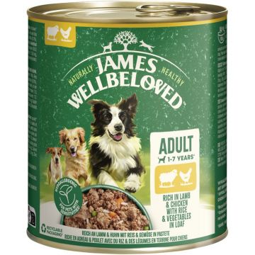 James Wellbeloved Dog Dose Lamm & Huhn Pastete 800g (Menge: 6 je Bestelleinheit)