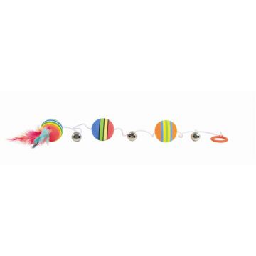 Trixie Rainbow Bälle am Gummiband 3,5 cm 80 cm Trixie Rainbow Bälle am Gummiband 3,5 cm 80 cm