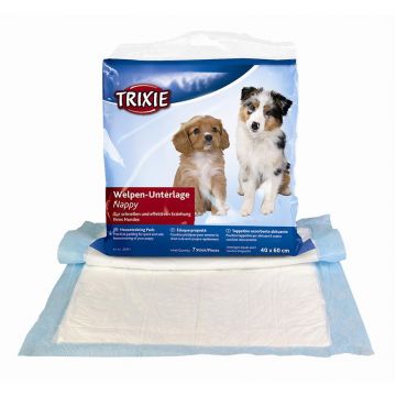 Trixie Welpen-Unterlage Nappy-Stubenrein, 60 × 90 cm, 8 St. Trixie Welpen-Unterlage Nappy-Stubenrein, 60 × 90 cm, 8 St.