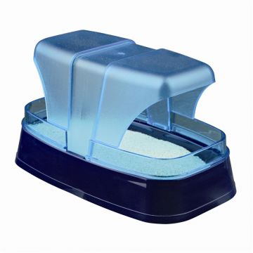 Trixie Sandbad, Hamster & Mäuse, 17 × 10 × 10 cm, dunkelblau/türkis