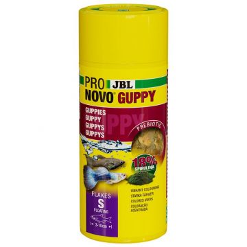 JBL ProNovo Guppy Flakes S 250 ml / 45 g JBL ProNovo Guppy Flakes S 250 ml / 45 g