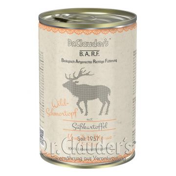 Dr. Clauders BARF Cat Komplettmenü Wild Schmortopf 400g (Menge: 6 je Bestelleinheit)