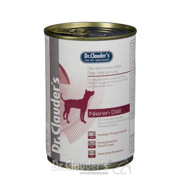 Dr. Clauders Dog Dose Diät RSD Nierendiät 400g (Menge: 6 je Bestelleinheit) Dr. Clauders Dog Dose Diät RSD Nierendiät 400g (Menge: 6 je Bestelleinheit)