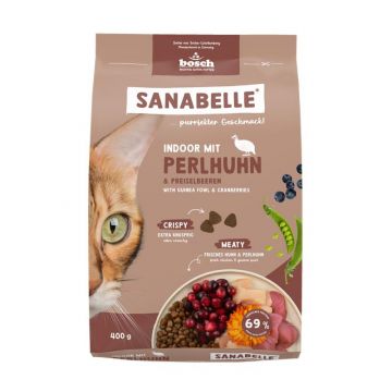 Sanabelle Indoor mit Perlhuhn 400 g