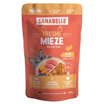Sanabelle Freshe Mieze Pute & Huhn 100g (Menge: 10 je Bestelleinheit)