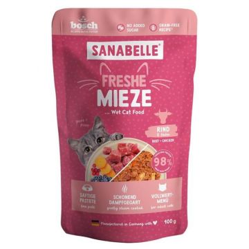 Sanabelle Freshe Mieze Rind & Huhn 100g (Menge: 10 je Bestelleinheit)