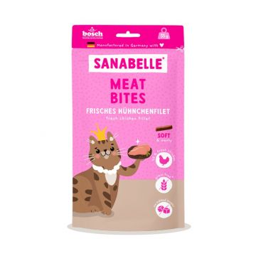 Sanabelle Snack Meat Bites Frisches H&uuml;hnchenfilet 55g (Menge: 7 je Bestelleinheit)