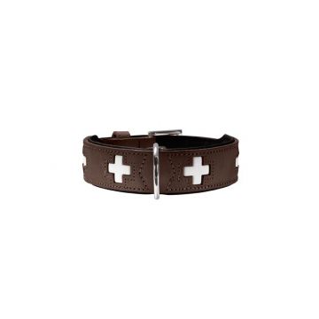 Hunter Halsband Swiss 55 braun 41 - 49cm /39mm Hunter Halsband Swiss 55 braun 41 - 49cm /39mm