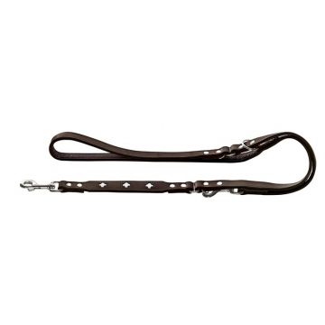 Hunter verstellbare Führleine Swiss 18mm/200cm braun Hunter verstellbare Führleine Swiss 18mm/200cm braun