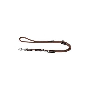 Hunter verstellbare Führleine Freestyle 8mm/200cm braun Hunter verstellbare Führleine Freestyle 8mm/200cm braun