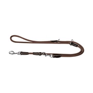 Hunter verstellbare Führleine Freestyle 10mm/200cm braun Hunter verstellbare Führleine Freestyle 10mm/200cm braun