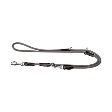 Hunter verstellbare Führleine Freestyle 10mm/200cm grau Hunter verstellbare Führleine Freestyle 10mm/200cm grau