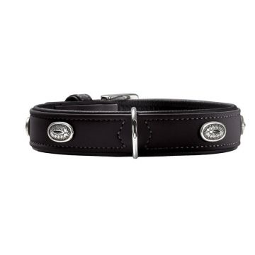 Hunter Halsband Softie Stone 50 schwarz 36 - 44cm/28mm Hunter Halsband Softie Stone 50 schwarz 36 - 44cm/28mm