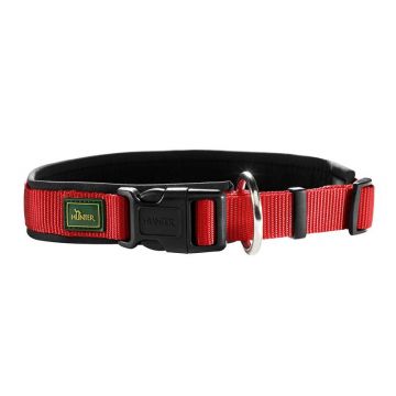 Hunter Halsung Neopren Vario Plus rot/schwarz 60 - 65cm/25mm Hunter Halsung Neopren Vario Plus rot/schwarz 60 - 65cm/25mm